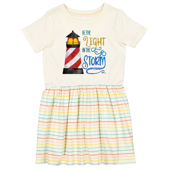 Inktastic Be the Light in the Storm Lighthouse Girls Toddler Dress