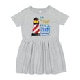 thumbnail image 1 of Inktastic Be the Light in the Storm Lighthouse Girls Toddler Dress, 1 of 5