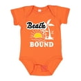 thumbnail image 1 of Inktastic Beach Bound with Sun and Palm Trees Boys or Girls Baby Bodysuit, 1 of 5
