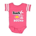 thumbnail image 1 of Inktastic Beach Bound with Sun and Palm Trees Boys or Girls Baby Bodysuit, 1 of 5