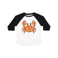 thumbnail image 1 of Inktastic Beach Crab Cute Girly Maritime Girls Toddler T-Shirt, 1 of 5