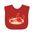 thumbnail image 1 of Inktastic Beach Crabs Cute Vacation Boys or Girls Baby Bib, 1 of 4