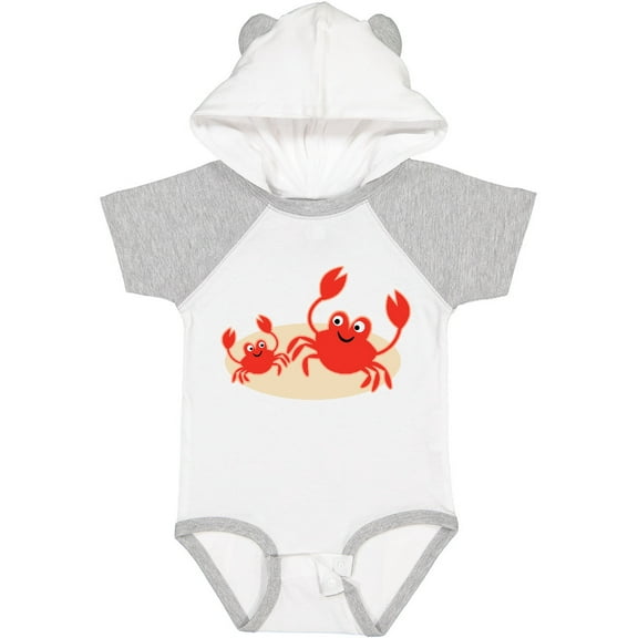 Inktastic Beach Crabs cute vacation Boys or Girls Baby Bodysuit