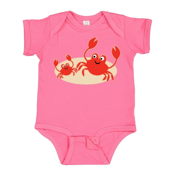 Inktastic Beach Crabs cute vacation Boys or Girls Baby Bodysuit