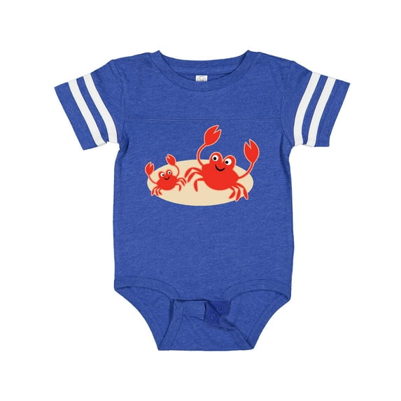 Inktastic Beach Crabs cute vacation Boys or Girls Baby Bodysuit