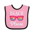 thumbnail image 1 of Inktastic Beach Please Sunglasses Gift Girls Baby Bib, 1 of 4