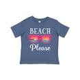 thumbnail image 1 of Inktastic Beach Please Sunglasses Girls Toddler T-Shirt, 1 of 5
