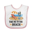 thumbnail image 1 of Inktastic Beach Vacation Florida California Boys or Girls Baby Bib, 1 of 4