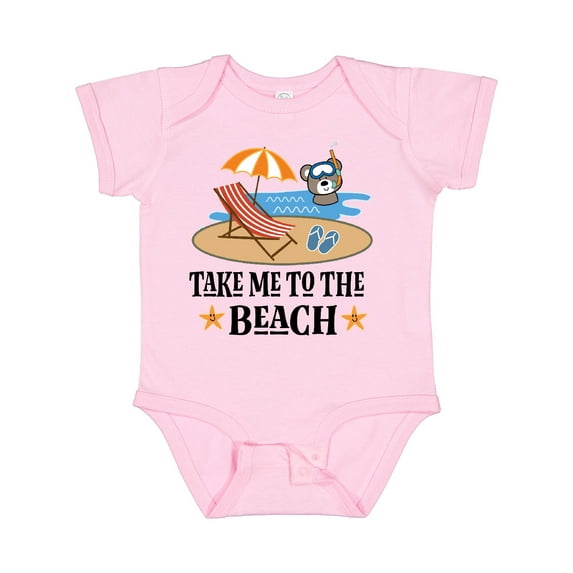 Inktastic Beach Vacation Florida California Boys or Girls Baby Bodysuit