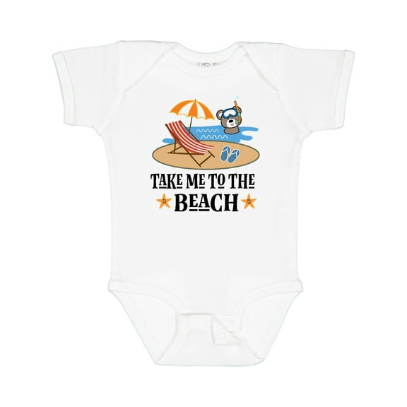 Inktastic Beach Vacation Florida California Boys or Girls Baby Bodysuit