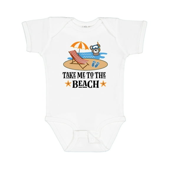 Inktastic Beach Vacation Florida California Boys or Girls Baby Bodysuit