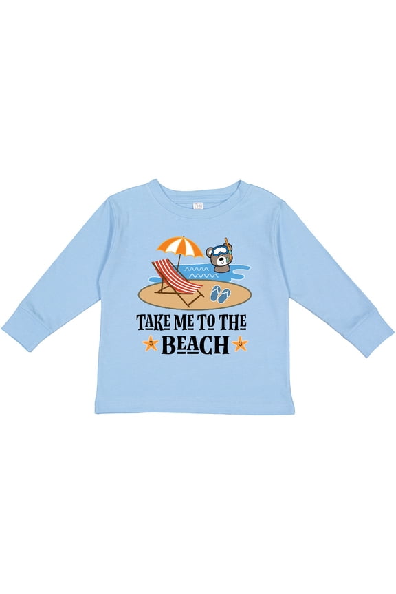 Beach Vacation Florida California Boys or Girls Long Sleeve Toddler T-Shirt