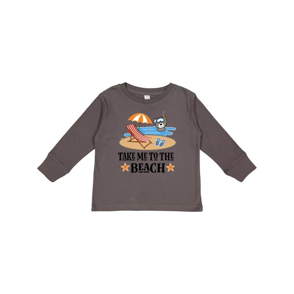 Inktastic Beach Vacation Florida California Boys or Girls Long Sleeve Toddler T-Shirt