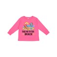 thumbnail image 1 of Inktastic Beach Vacation Florida California Boys or Girls Long Sleeve Toddler T-Shirt, 1 of 5