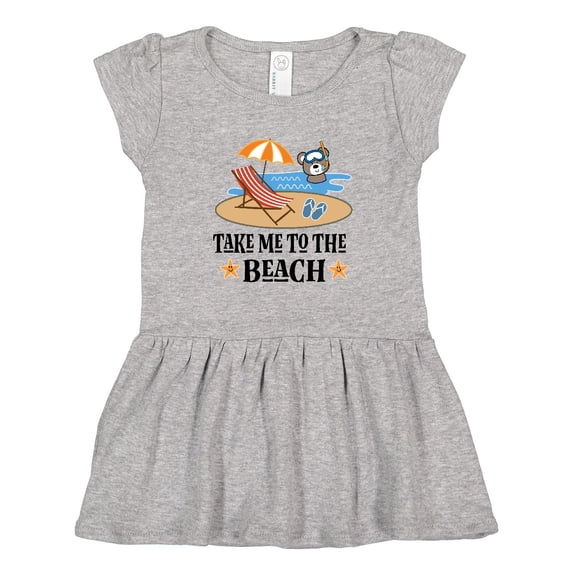 Inktastic Beach Vacation Florida California Girls Toddler Dress