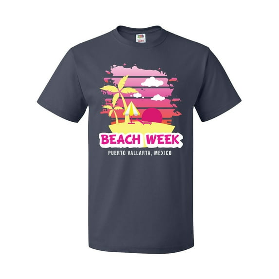 Inktastic Beach Week Puerto Vallarta Mexico with Palm Trees T-Shirt