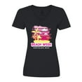 thumbnail image 1 of Inktastic Beach Week Puerto Vallarta Mexico with Palm Trees Women's V-Neck T-Shirt, 1 of 5