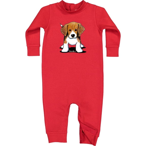 Inktastic Beagle Baby Fleece Romper