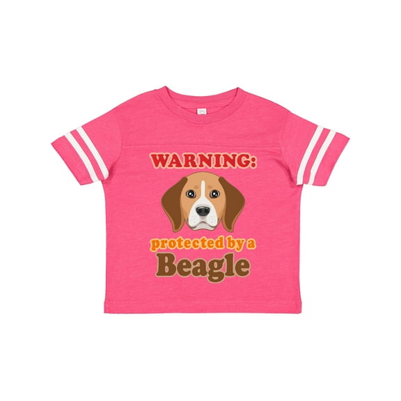 Inktastic Beagle Dog Gifts Protected By Boys or Girls Toddler T-Shirt