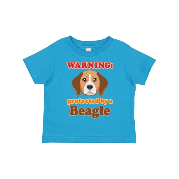 Inktastic Beagle Dog Gifts Protected By Boys or Girls Toddler T-Shirt