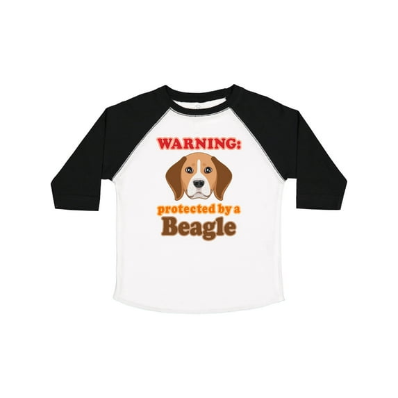 Inktastic Beagle Dog Gifts Protected By Boys or Girls Toddler T-Shirt