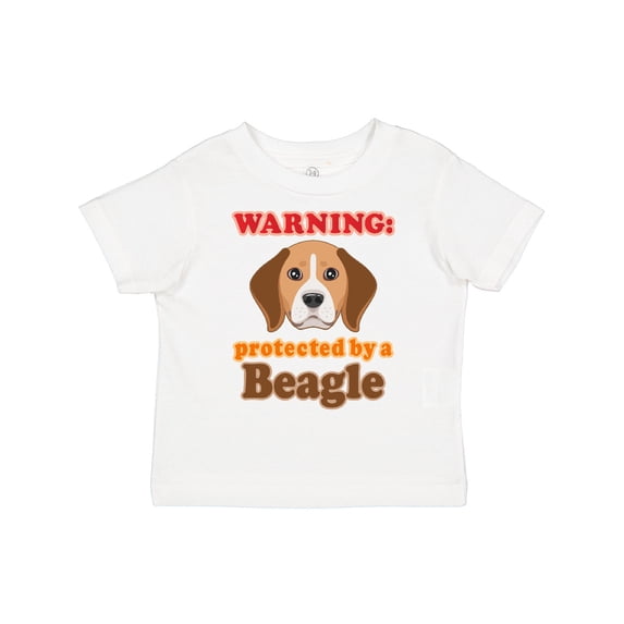 Inktastic Beagle Dog Gifts Protected By Boys or Girls Toddler T-Shirt