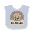 thumbnail image 1 of Inktastic Beagle Dog Lover Boys or Girls Baby Bib, 1 of 4