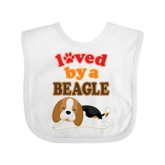 Inktastic Beagle Dog Lover Boys or Girls Baby Bib