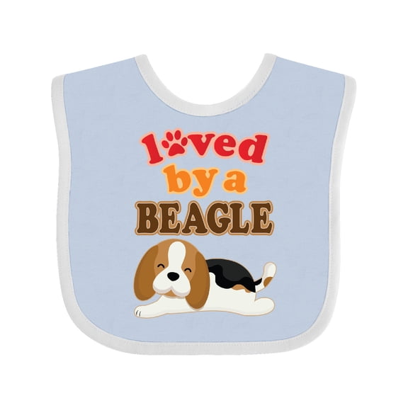 Inktastic Beagle Dog Lover Boys or Girls Baby Bib