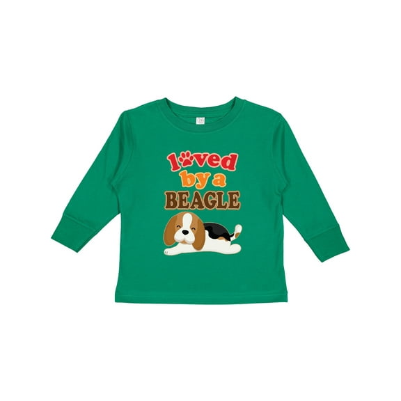 Inktastic Beagle Dog Lover Gift Boys or Girls Long Sleeve Toddler T-Shirt