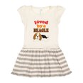 thumbnail image 1 of Inktastic Beagle Dog Lover Gift Gift Toddler Girl Dress, 1 of 4