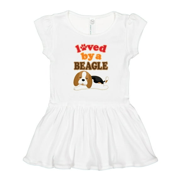 Inktastic Beagle Dog Lover Gift Girls Toddler Dress