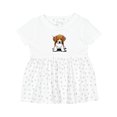 thumbnail image 1 of Inktastic Beagle Girls Baby Dress, 1 of 5