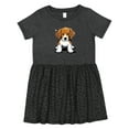 thumbnail image 1 of Inktastic Beagle Girls Toddler Dress, 1 of 5