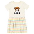 thumbnail image 1 of Inktastic Beagle Girls Toddler Dress, 1 of 5