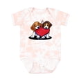 thumbnail image 1 of Inktastic Beagle Heartfelt Duo Boys or Girls Baby Bodysuit, 1 of 5