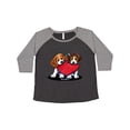 thumbnail image 1 of Inktastic Beagle Heartfelt Duo Women's Plus Size T-Shirt, 1 of 5