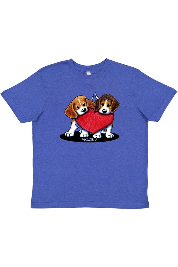 Beagle Heartfelt Duo Youth T-Shirt