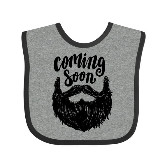 Inktastic Beard Coming Soon Boys Baby Bib