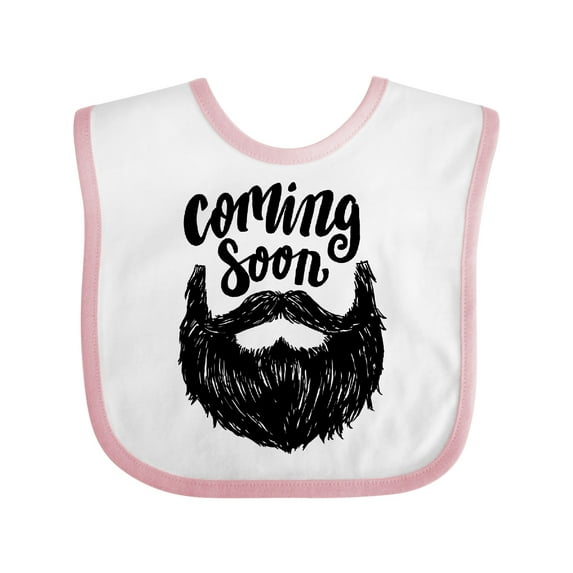 Inktastic Beard Coming Soon Boys Baby Bib