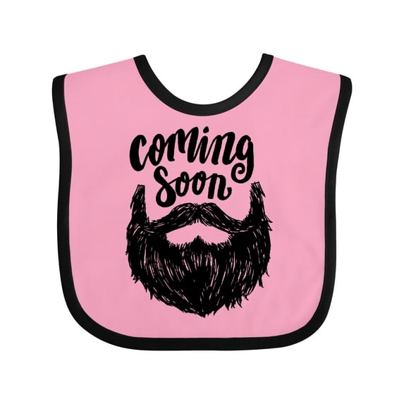 Inktastic Beard Coming Soon Boys Baby Bib