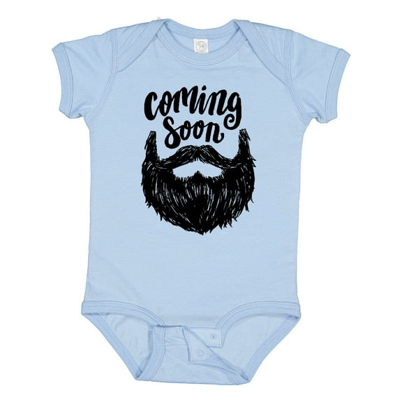 Inktastic Beard Coming Soon Boys Baby Bodysuit