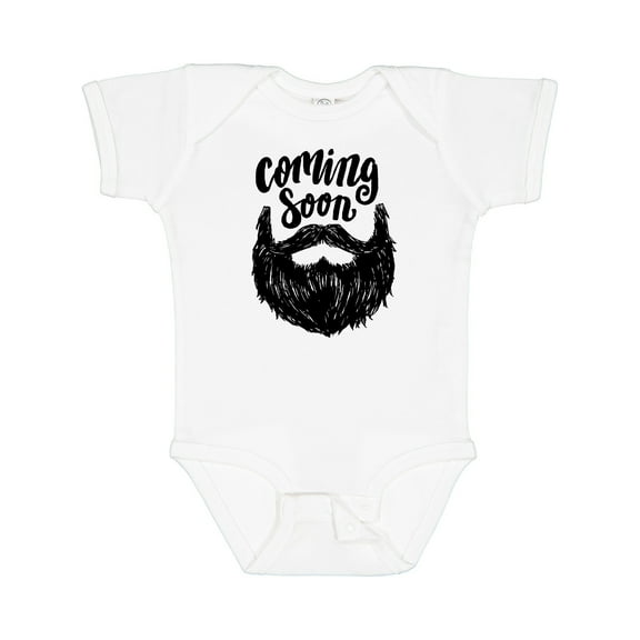Inktastic Beard Coming Soon Boys Baby Bodysuit