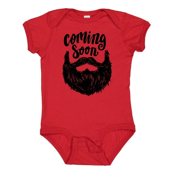 Inktastic Beard Coming Soon Boys Baby Bodysuit