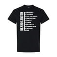 thumbnail image 1 of Inktastic Beard Length Chart T-Shirt, 1 of 5
