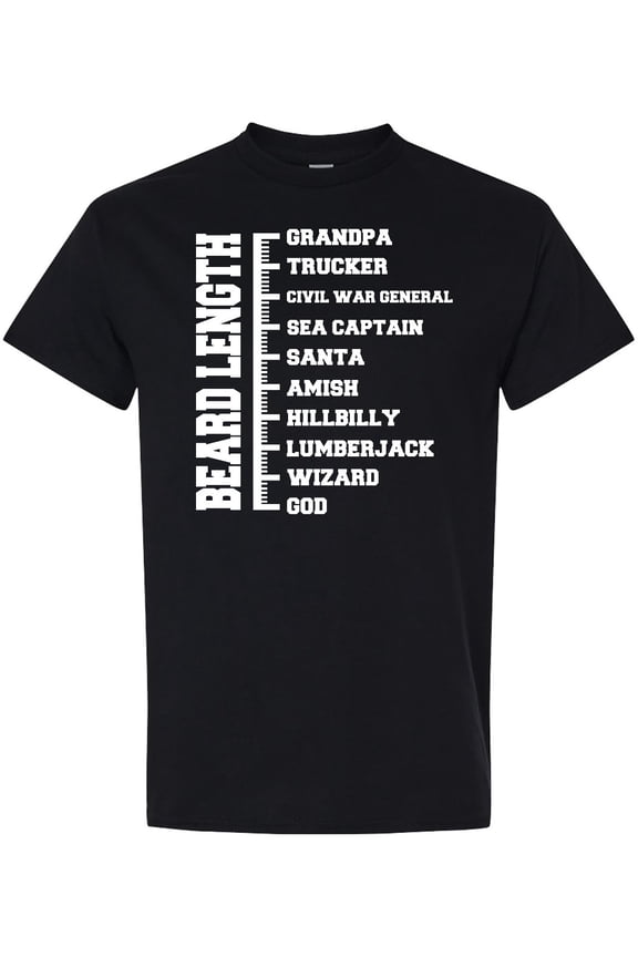 Beard Length Chart T-Shirt
