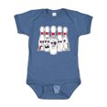 thumbnail image 1 of Inktastic Beat Up Bowling Pins Boys or Girls Baby Bodysuit, 1 of 5