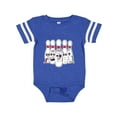 thumbnail image 1 of Inktastic Beat Up Bowling Pins Boys or Girls Baby Bodysuit, 1 of 5