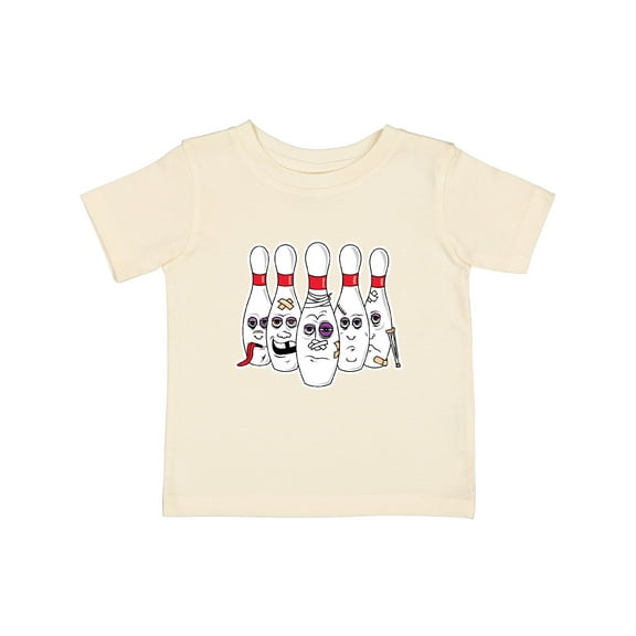 Inktastic Beat Up Bowling Pins Boys or Girls Baby T-Shirt