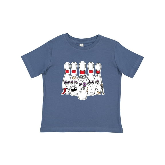 Inktastic Beat Up Bowling Pins Boys or Girls Baby T-Shirt